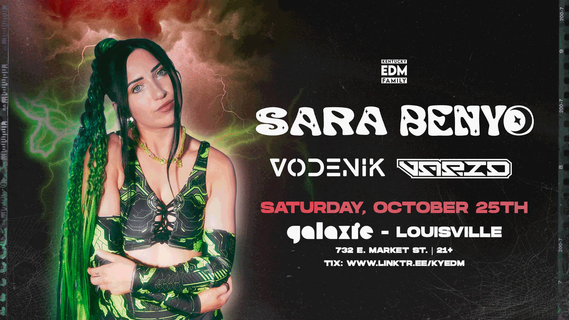 Sara Benyo w/ Vodenik & Vapid at Galaxie - Lousville event banner