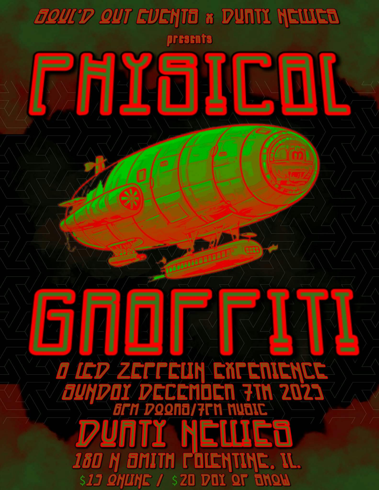 PHYSICAL GRAFFITI - LED ZEPPELIN EXPERIENCE event banner