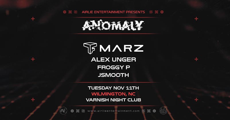 ANOMALY event banner