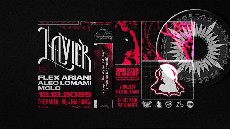Down Deep Productions Presents: Lavier event banner