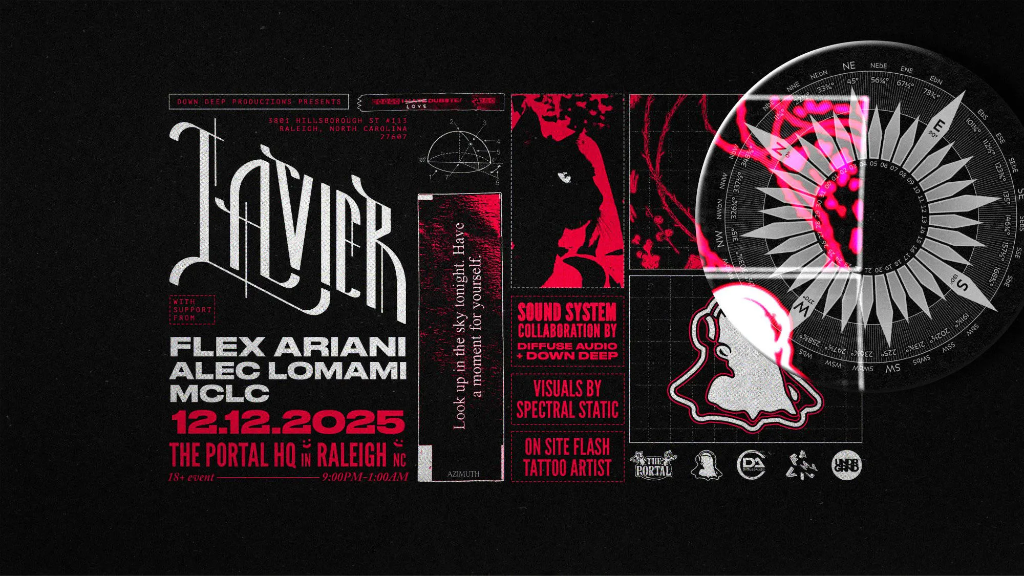 Down Deep Productions Presents: Lavier event banner