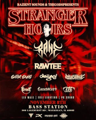 Stranger Hours event banner