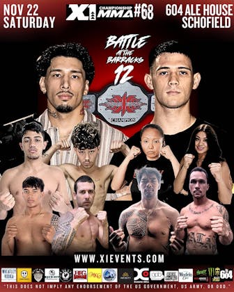 X1#68 Battle at the Barracks 1 event banner