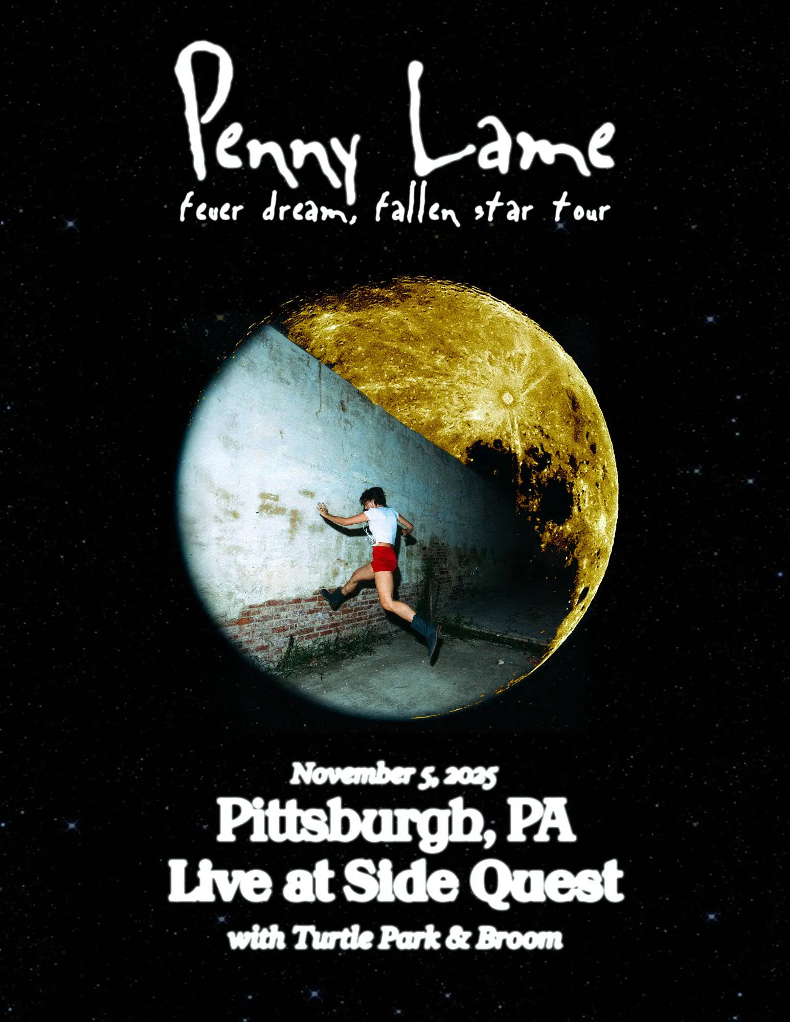 Penny Lame: Fever Dream. Fallen Star Tour event banner