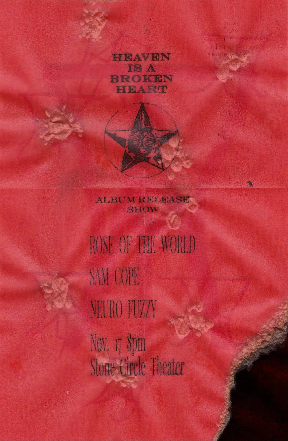 Rose of the World Album Release Show with Sam Cope and Neuro Fuzzy event banner