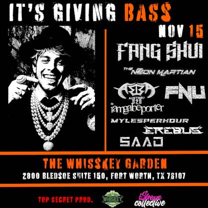 IT'S GIVING BASS event banner