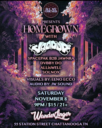HomeGrown Fest After Party event banner