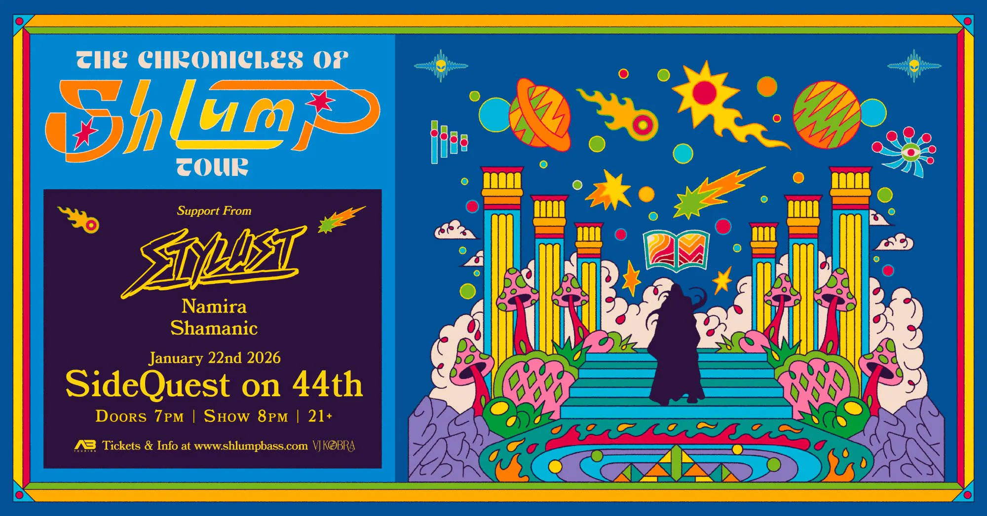 Shlump with Stylust - The Chronicles of Shlump Tour event banner