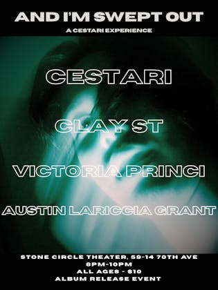 AND I'M SWEPT OUT event banner