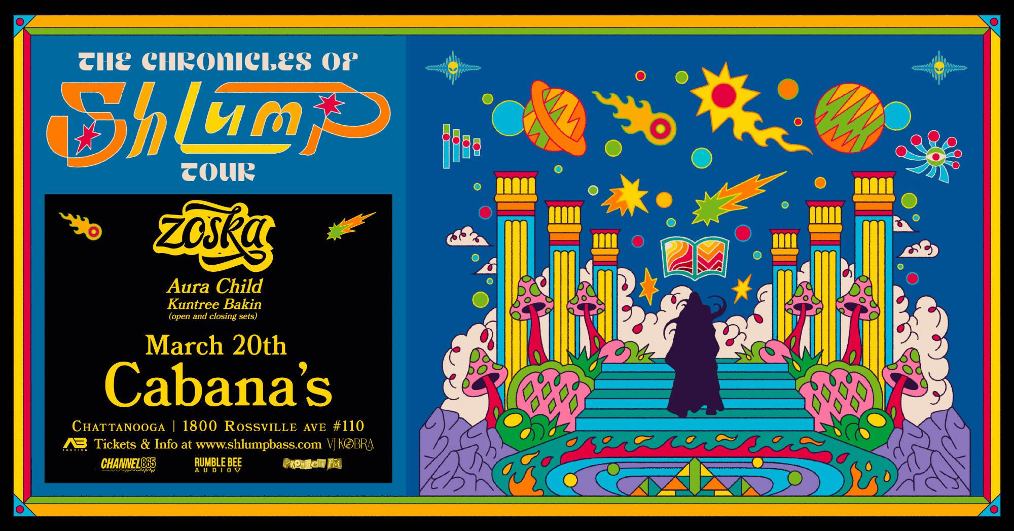 The Chronicles of Shlump Tour at Cabanas event banner