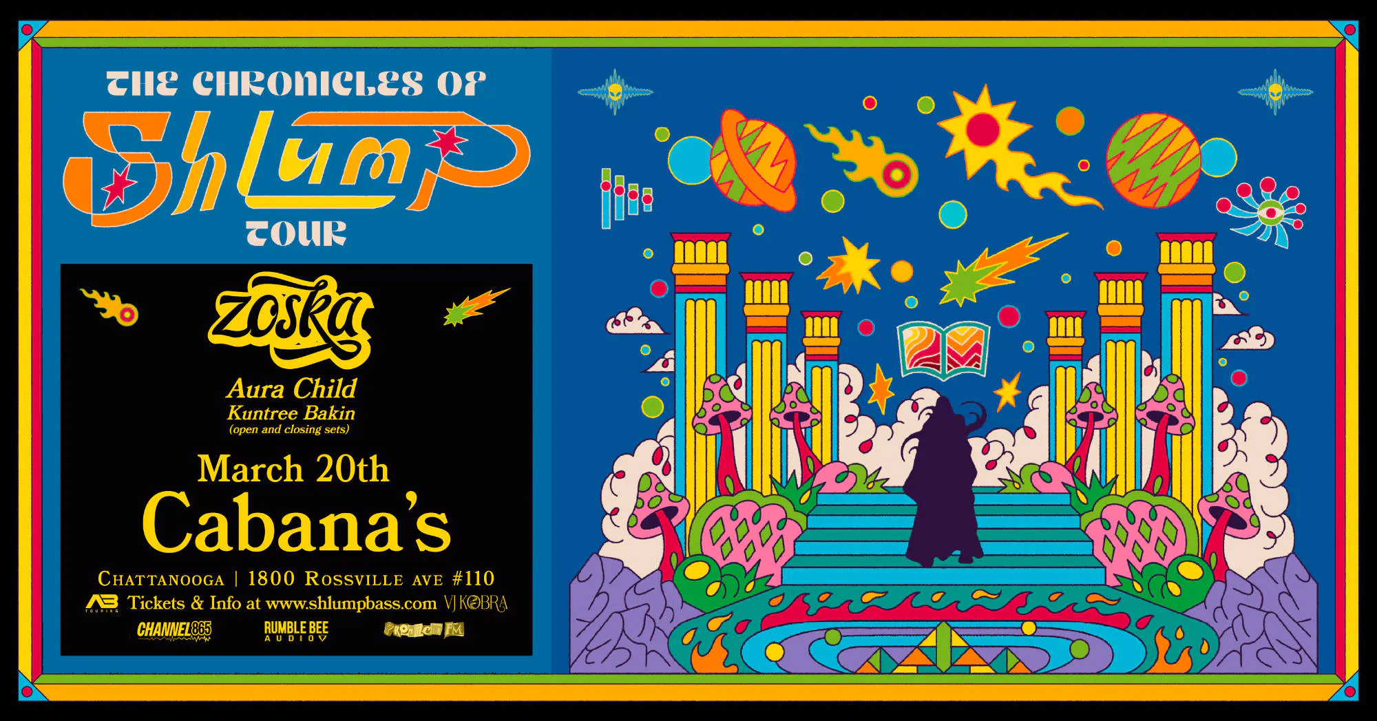 The Chronicles of Shlump Tour at Cabanas event banner
