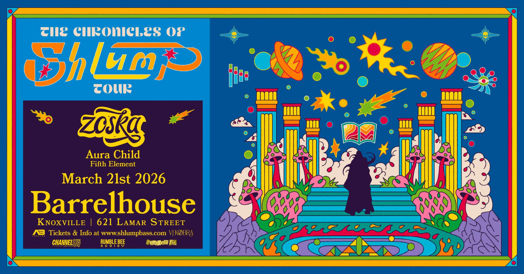 The Chronicles of Shlump Tour at Barrelhouse event banner