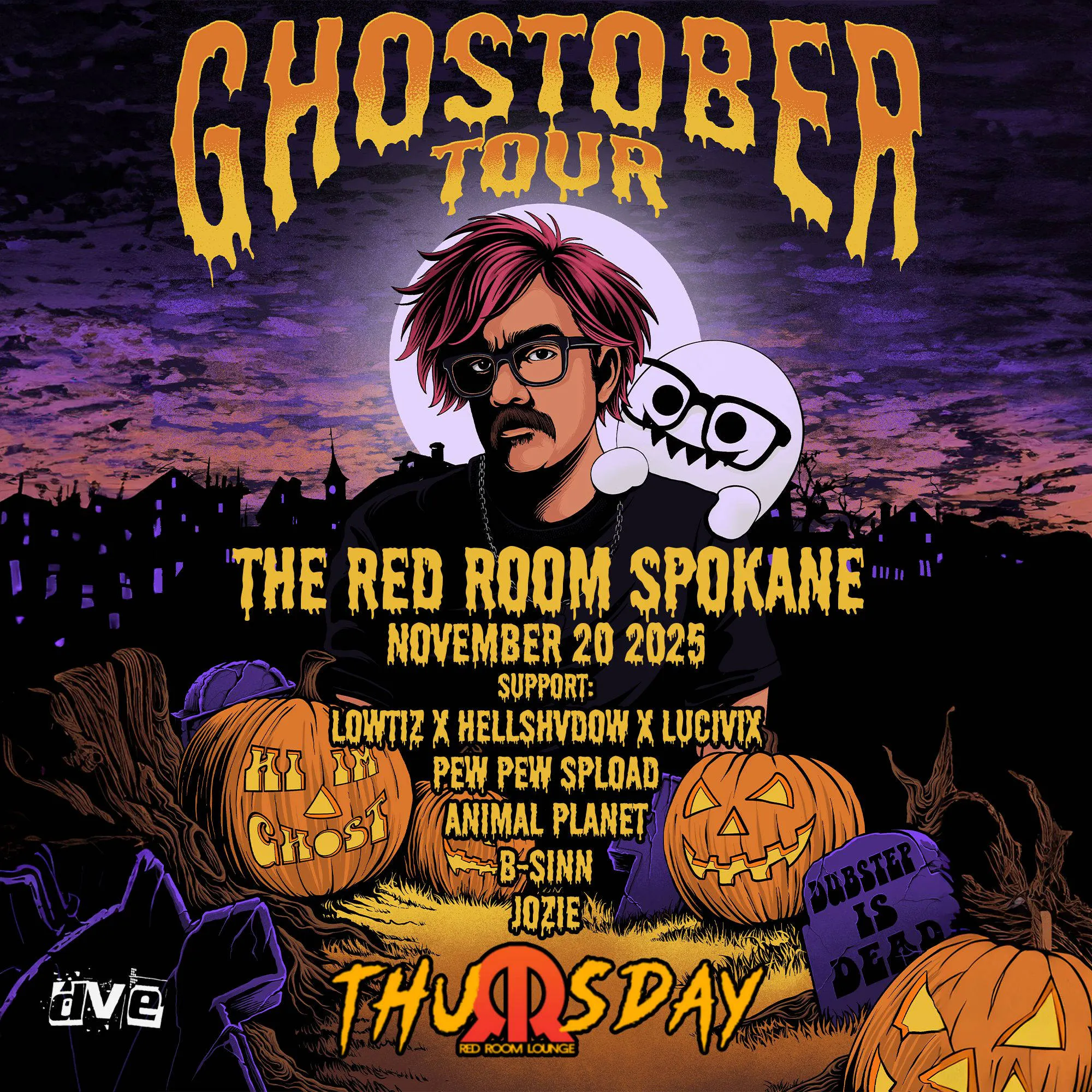 ThuRRsday: Hi I'm Ghost - Ghostober Tour event banner