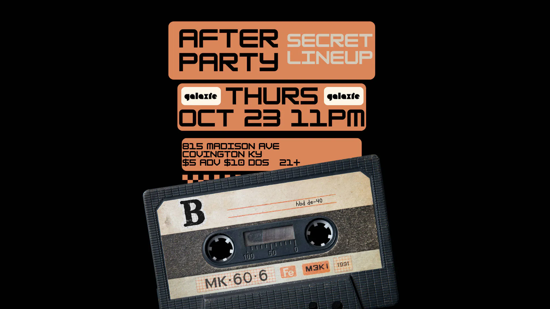 After Party at Galaxie - Covington event banner
