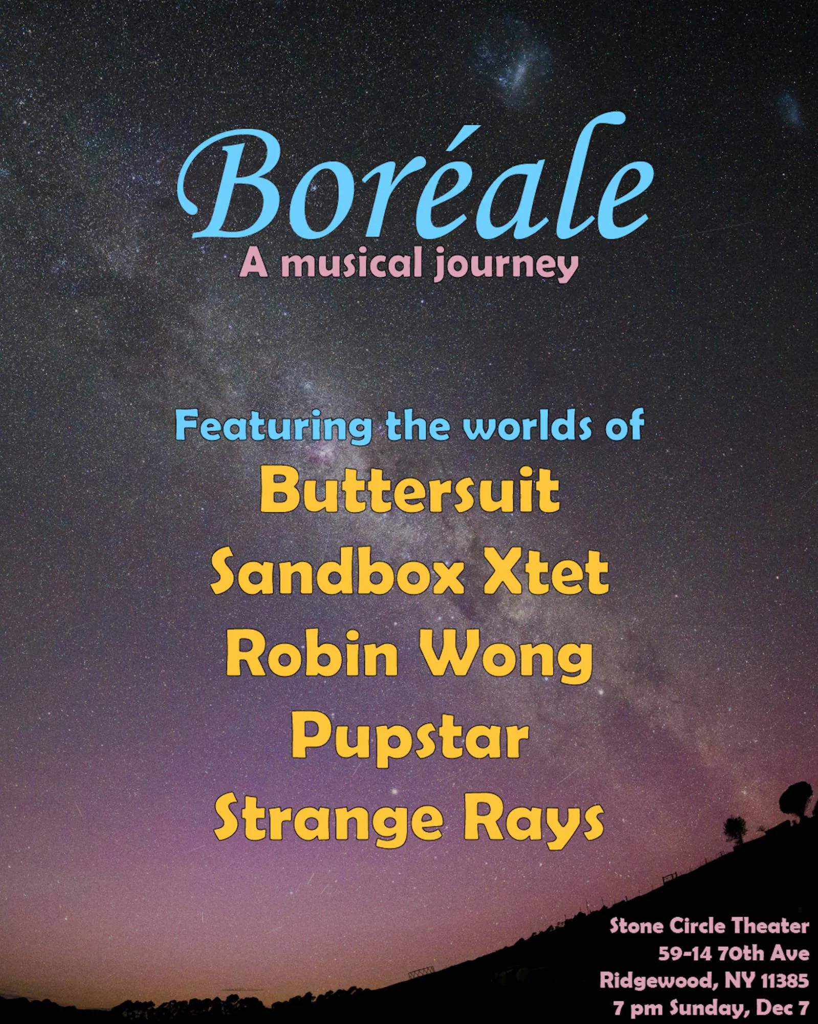 Boréale: A Musical/Visual Exploration of Winter event banner
