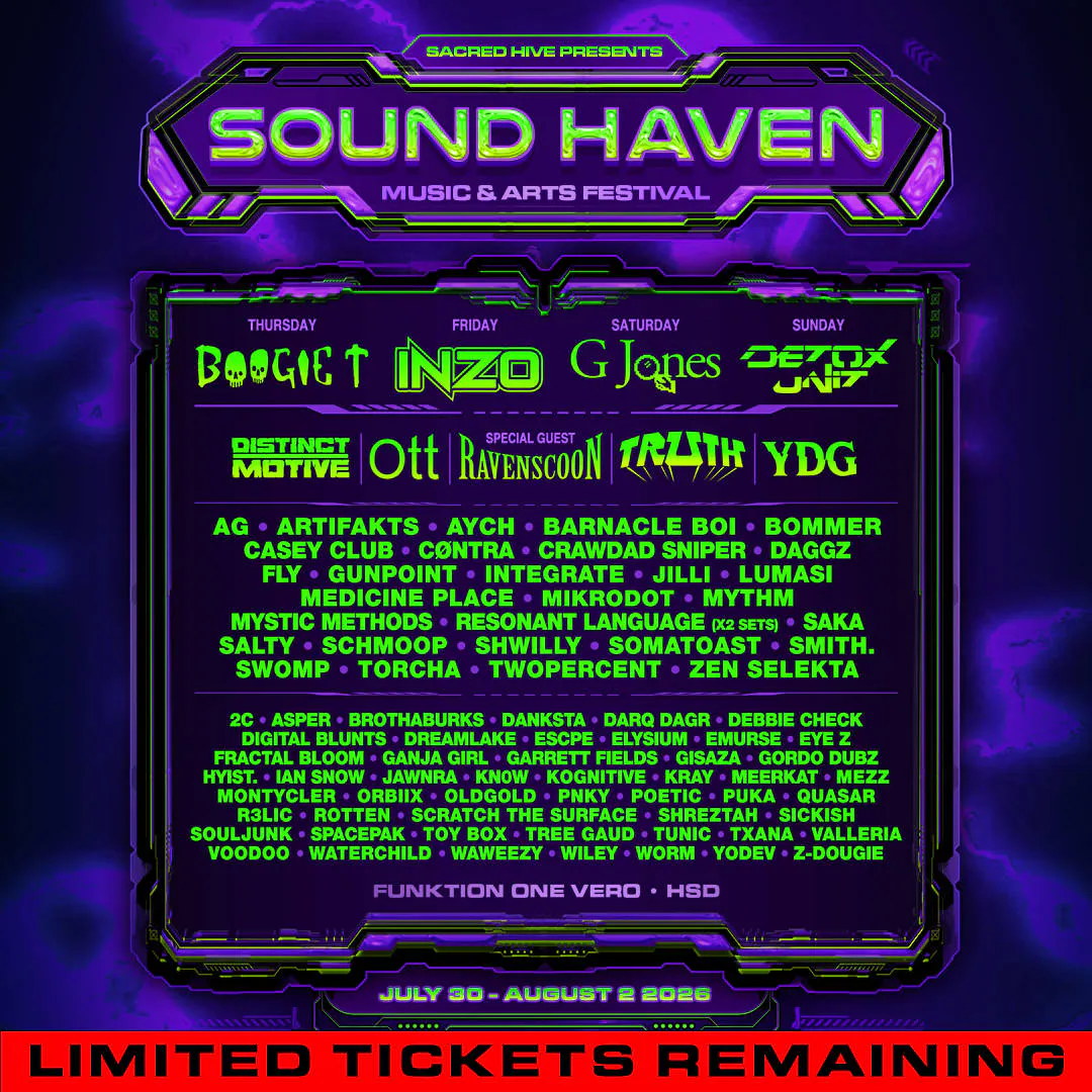 Sound Haven 2026 event banner
