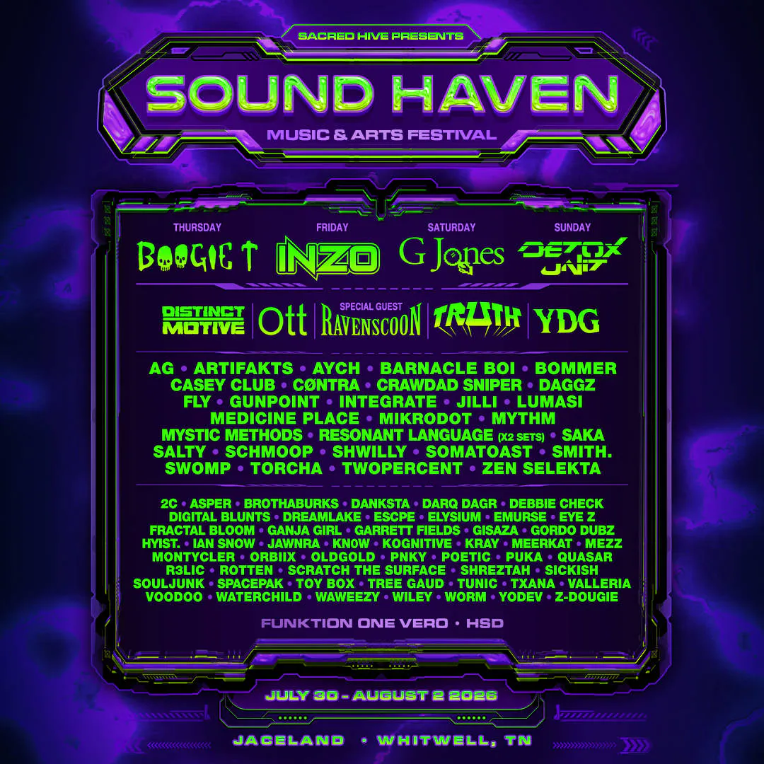 Sound Haven 2026 event banner