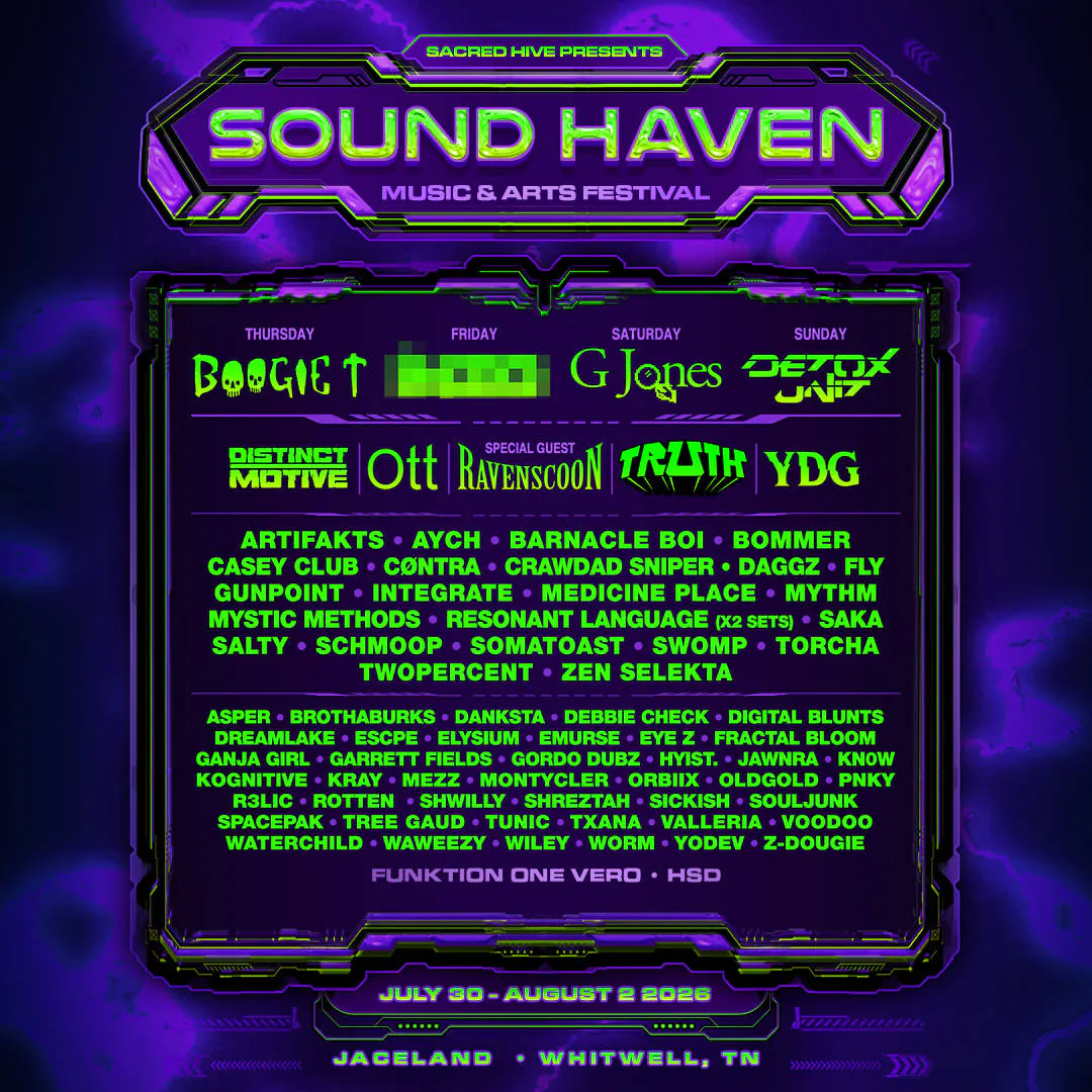 Sound Haven 2026 event banner