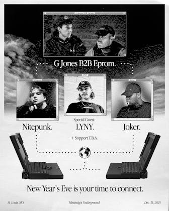 GJONES B2B EPROM NYE event banner