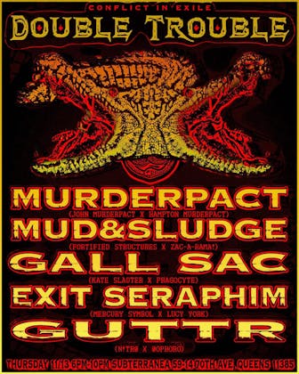 DOUBLE TROUBLE event banner