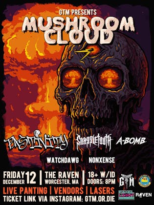 GTM presents Mushroom Cloud event banner