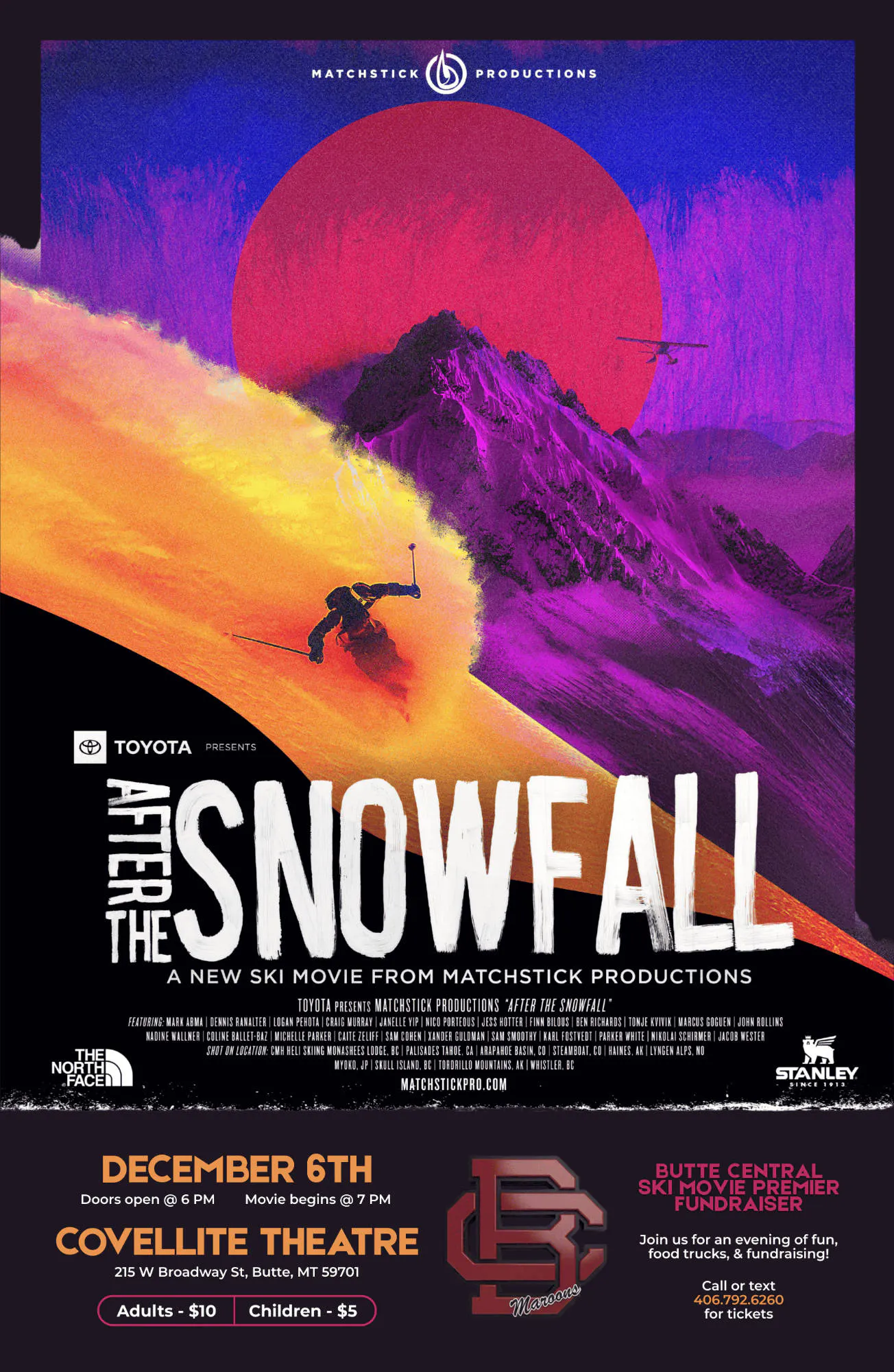 Fundraiser Ski Movie Premier: After The Snowfall event banner