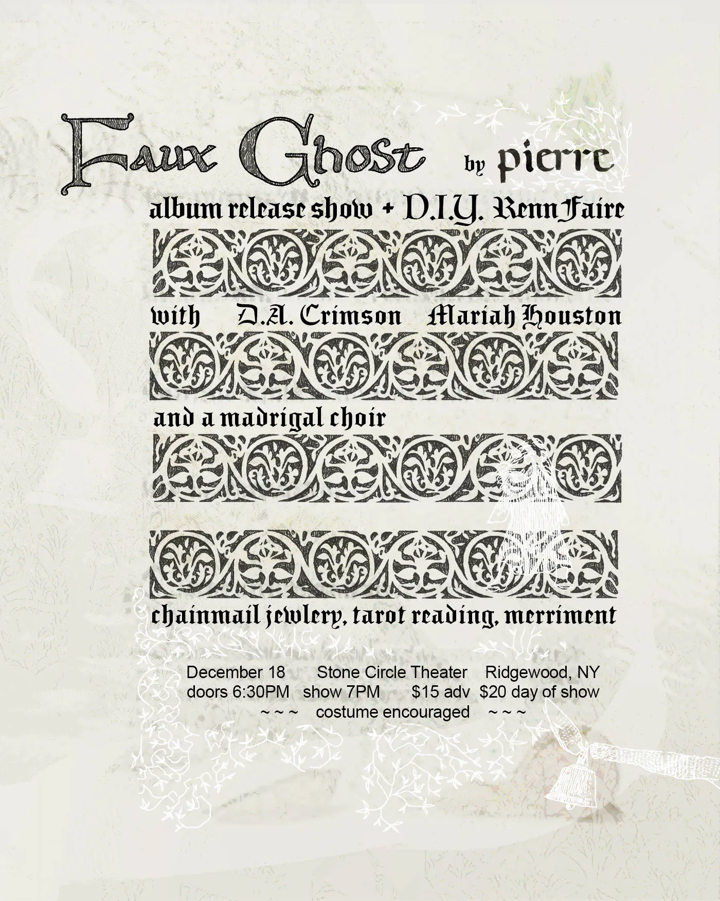 pierre - Faux Ghost Album Release Show event banner