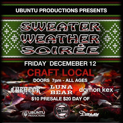 SWEATER WEATHER SOIREE event banner