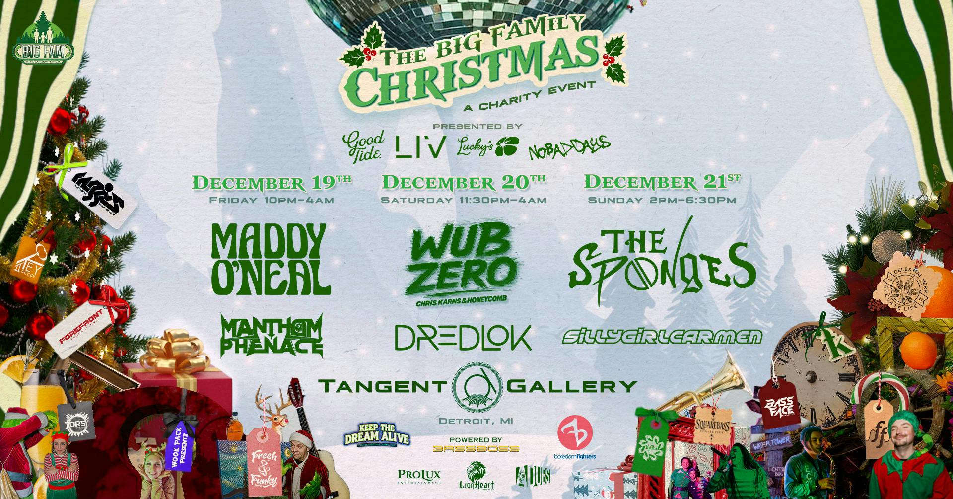 The BIG FAMily Christmas 2025 event banner