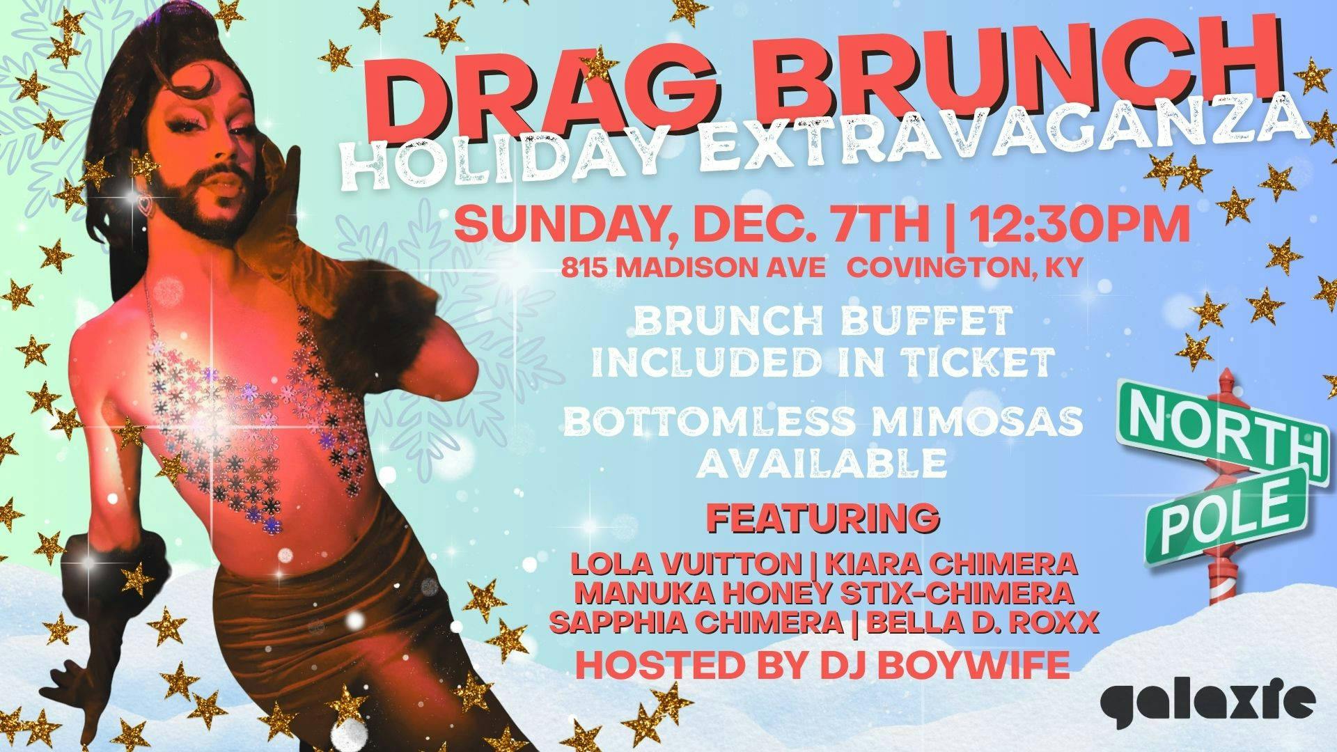 Drag Brunch: Holiday Extravaganza event banner
