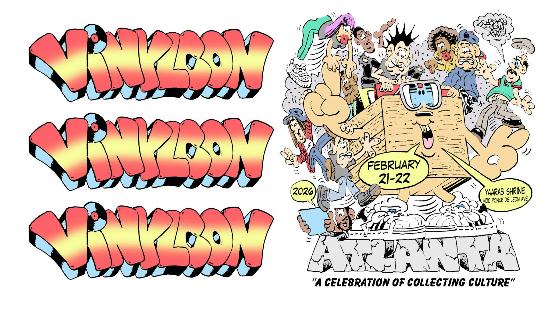 VinylCon! Atlanta - February 21-22 event banner