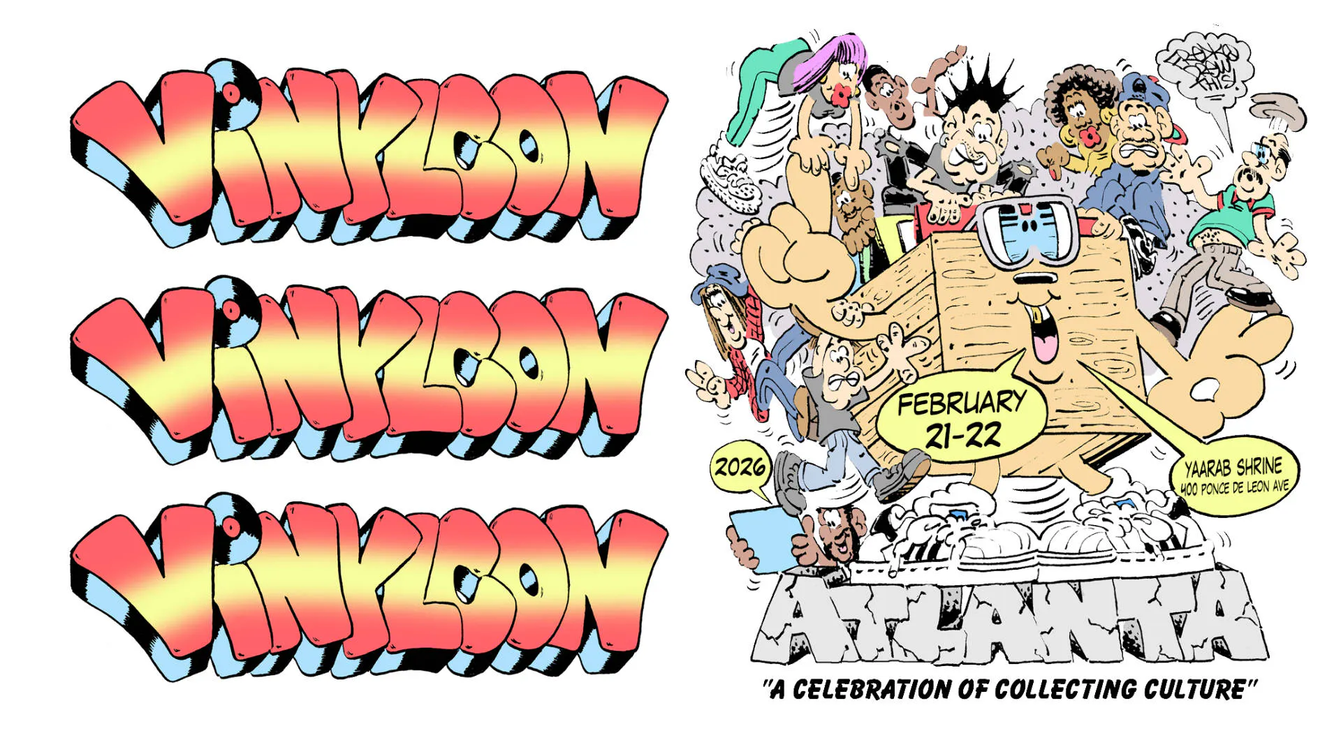 VinylCon! Atlanta - February 21-22 event banner