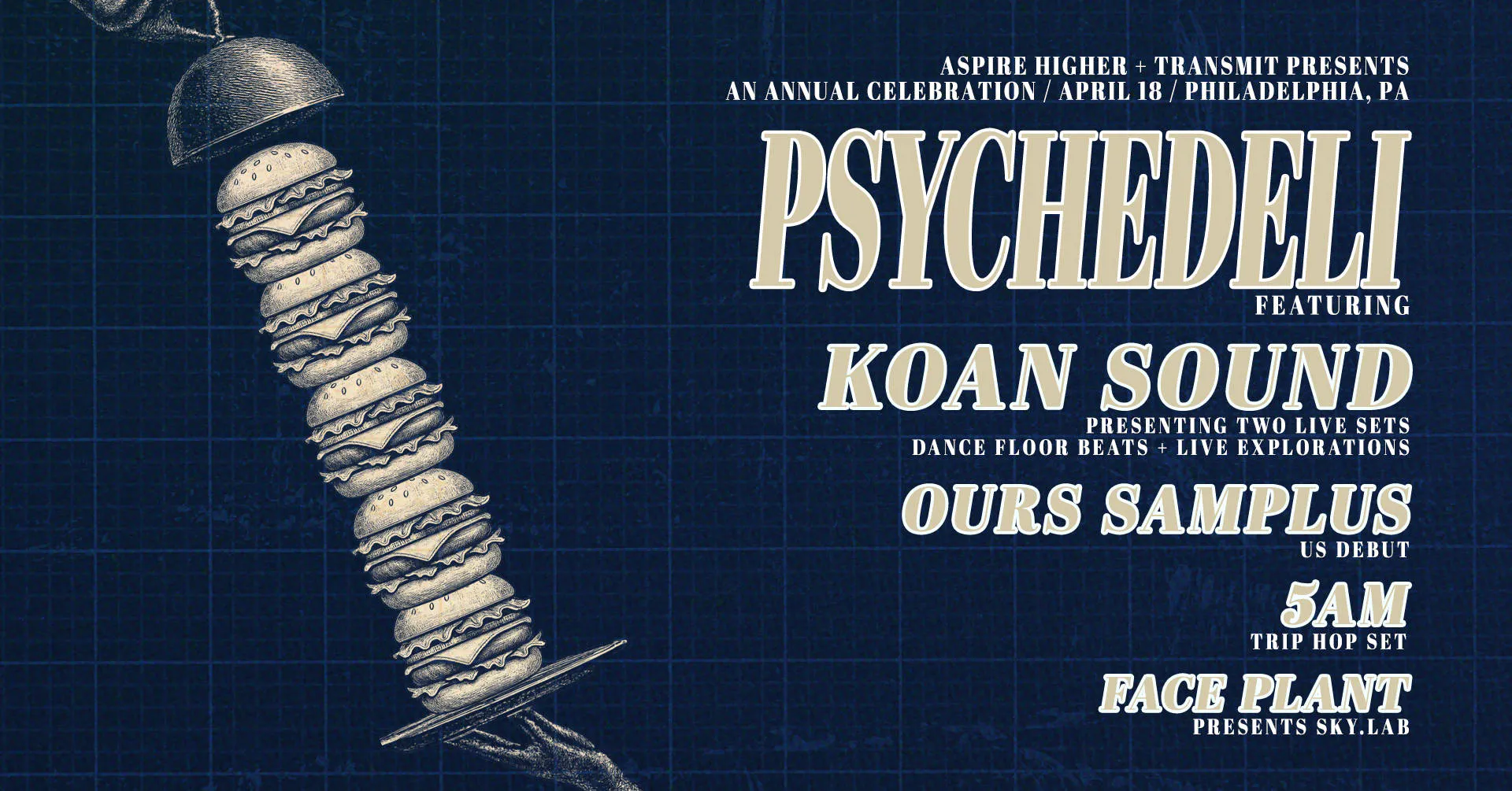 Psychedeli 2026 w/ KOAN Sound + Ours Samplus (US Debut) + more at Warehouse on Watts (21+) event banner