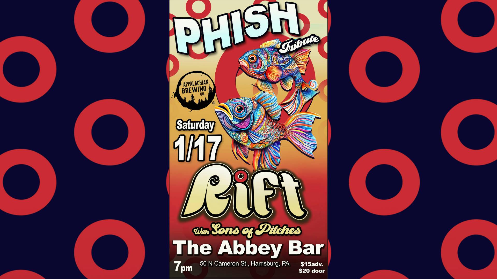 Rift Phish Tribute Live at The Abbey Bar event banner