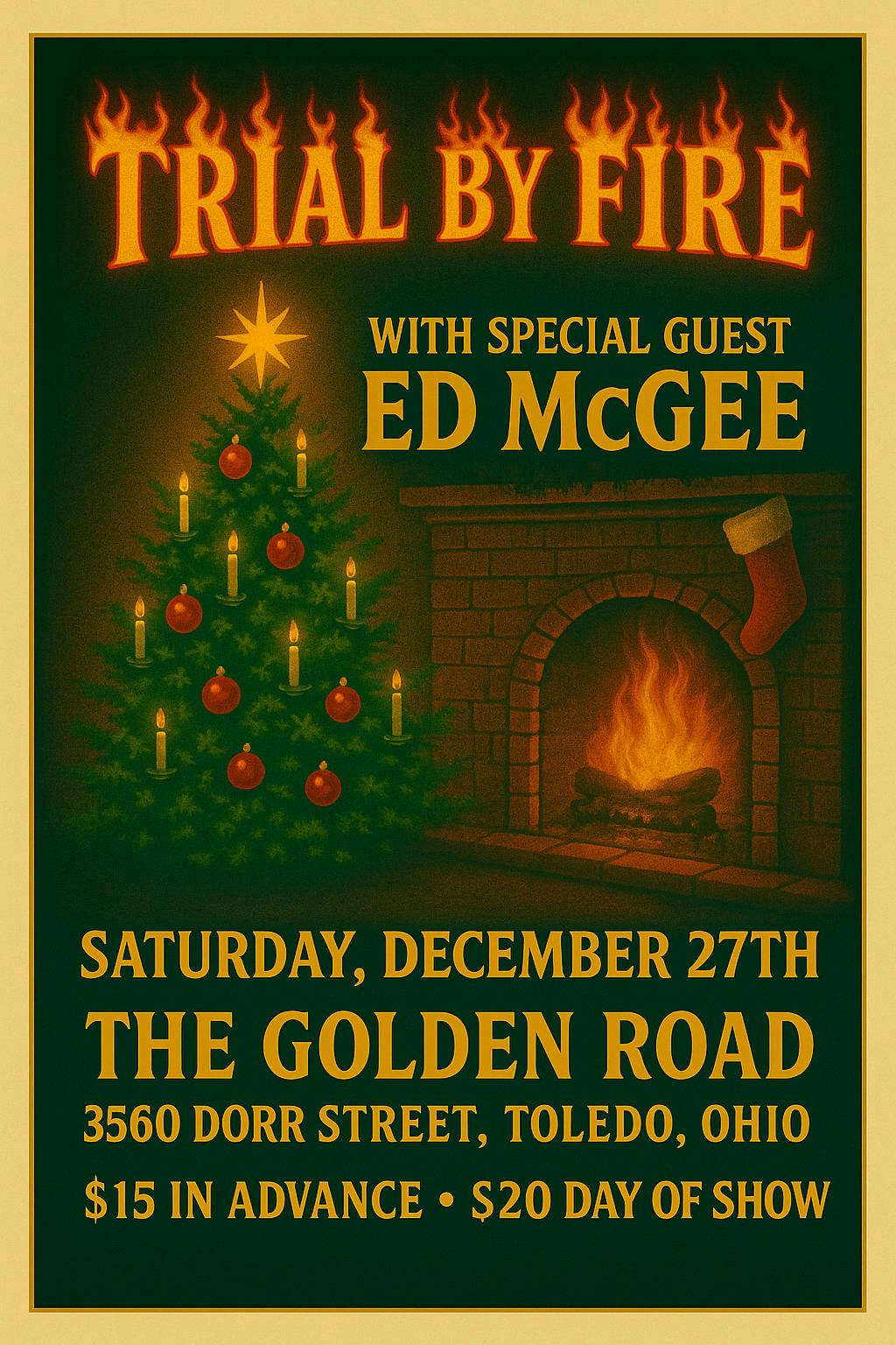 Trial by Fire with Special Guest Ed McGee event banner