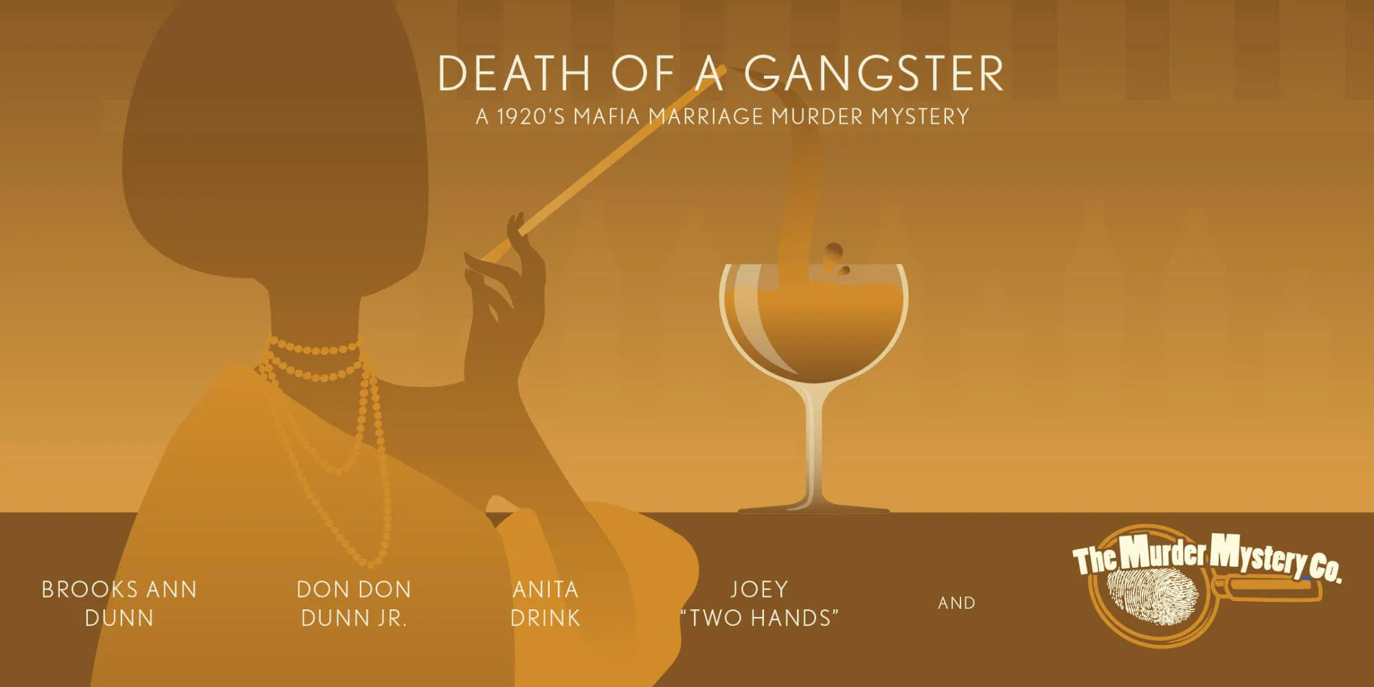 Murder Mystery Dinner event banner