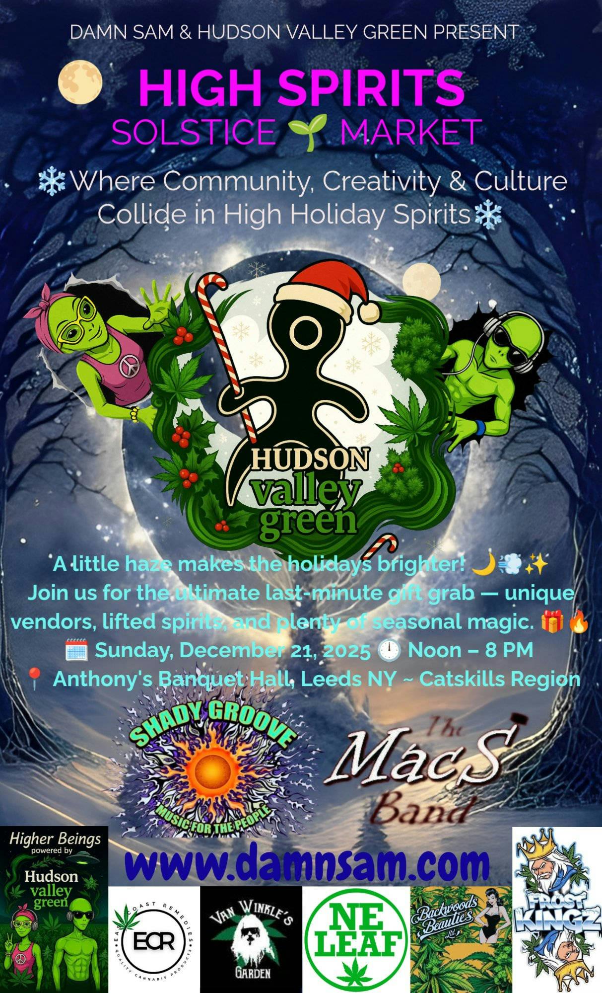 HIGH SPIRITS SOLSTICE MARKET event banner