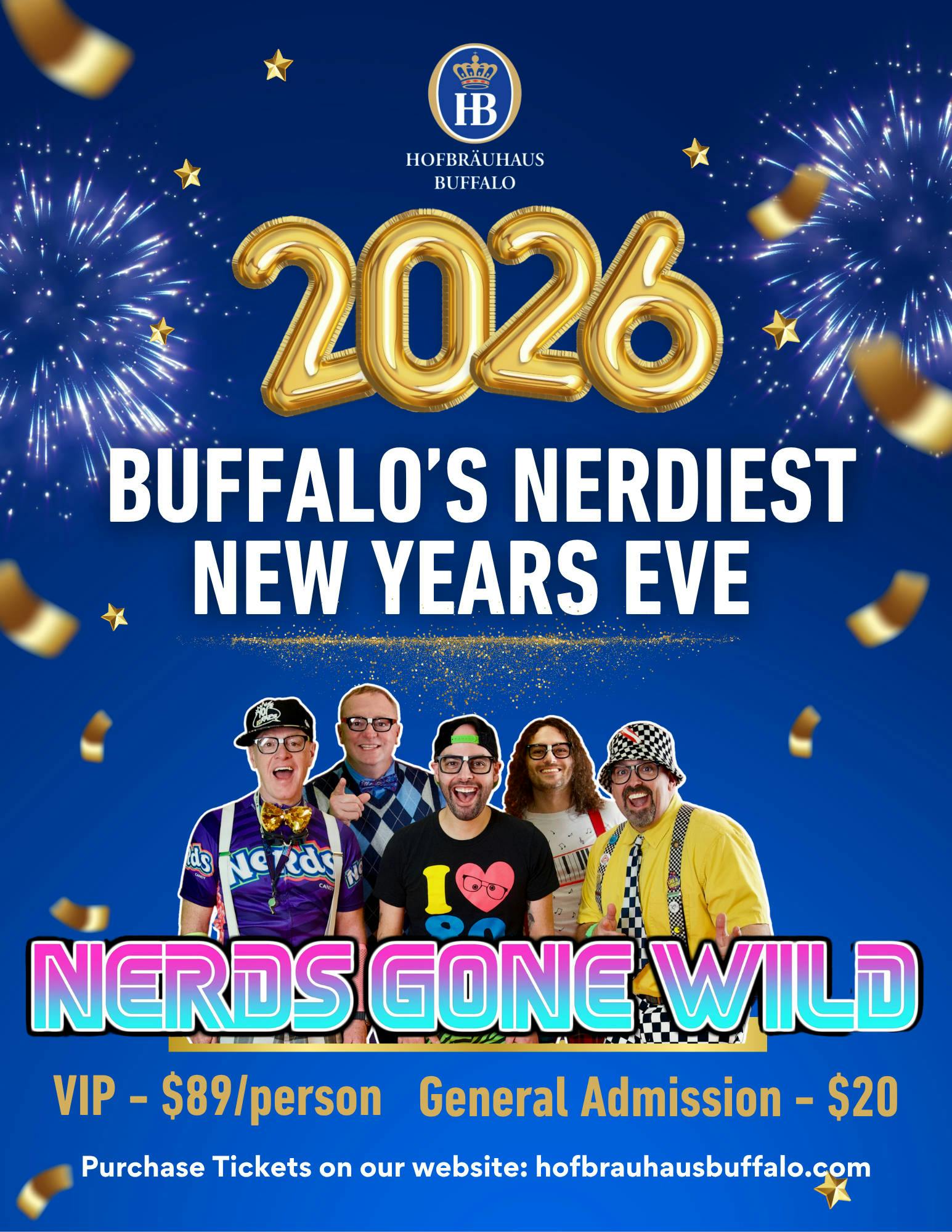 Buffalo's Nerdiest New Years Eve Bash! event banner
