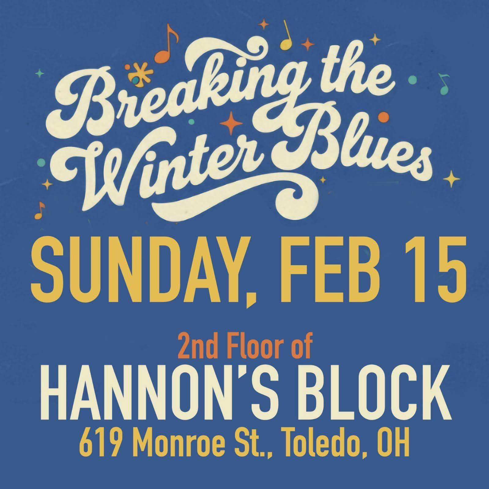 Breaking the Winter Blues event banner