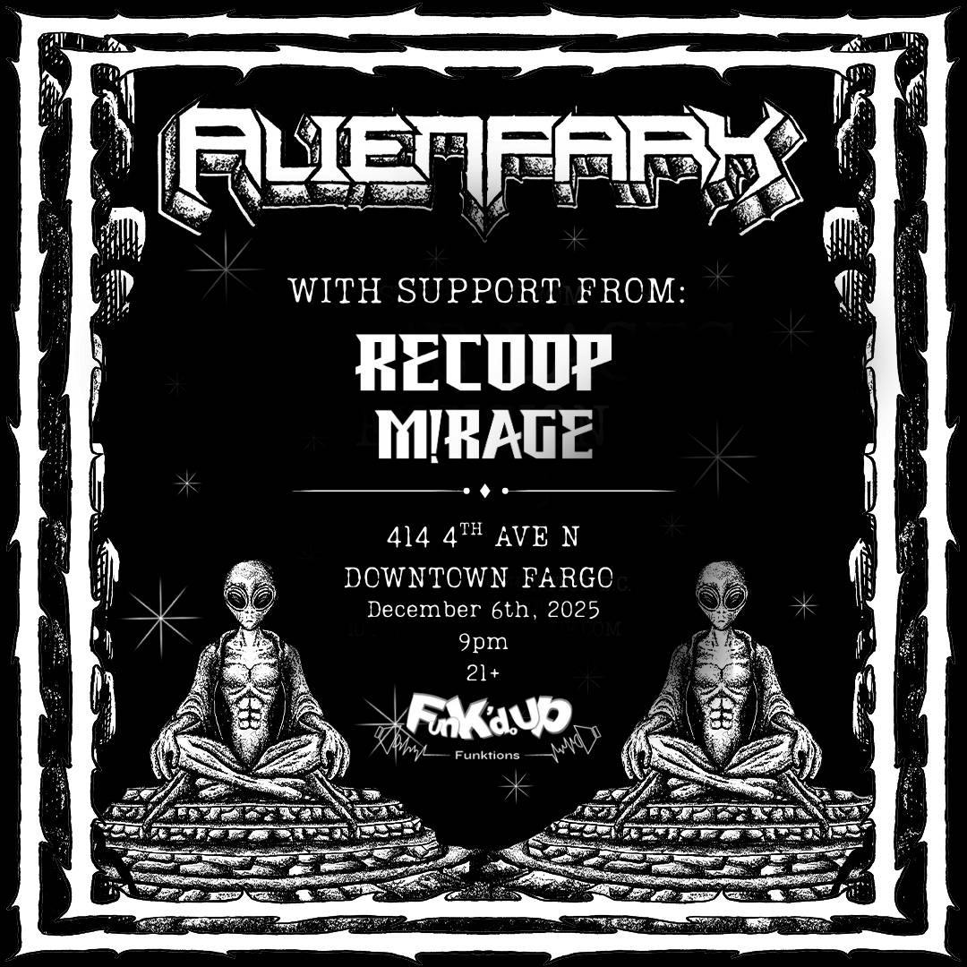 Alienpark @ Proof Distillers event banner