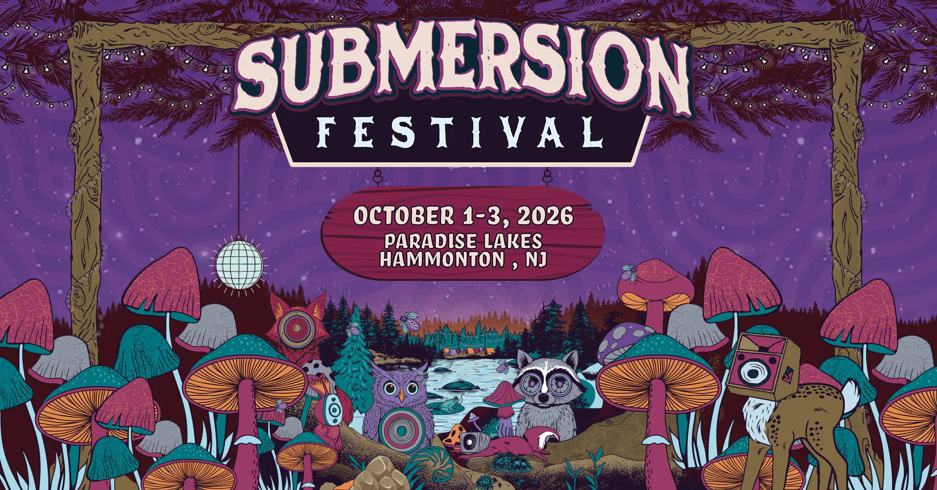 Submersion Festival 2026 event banner