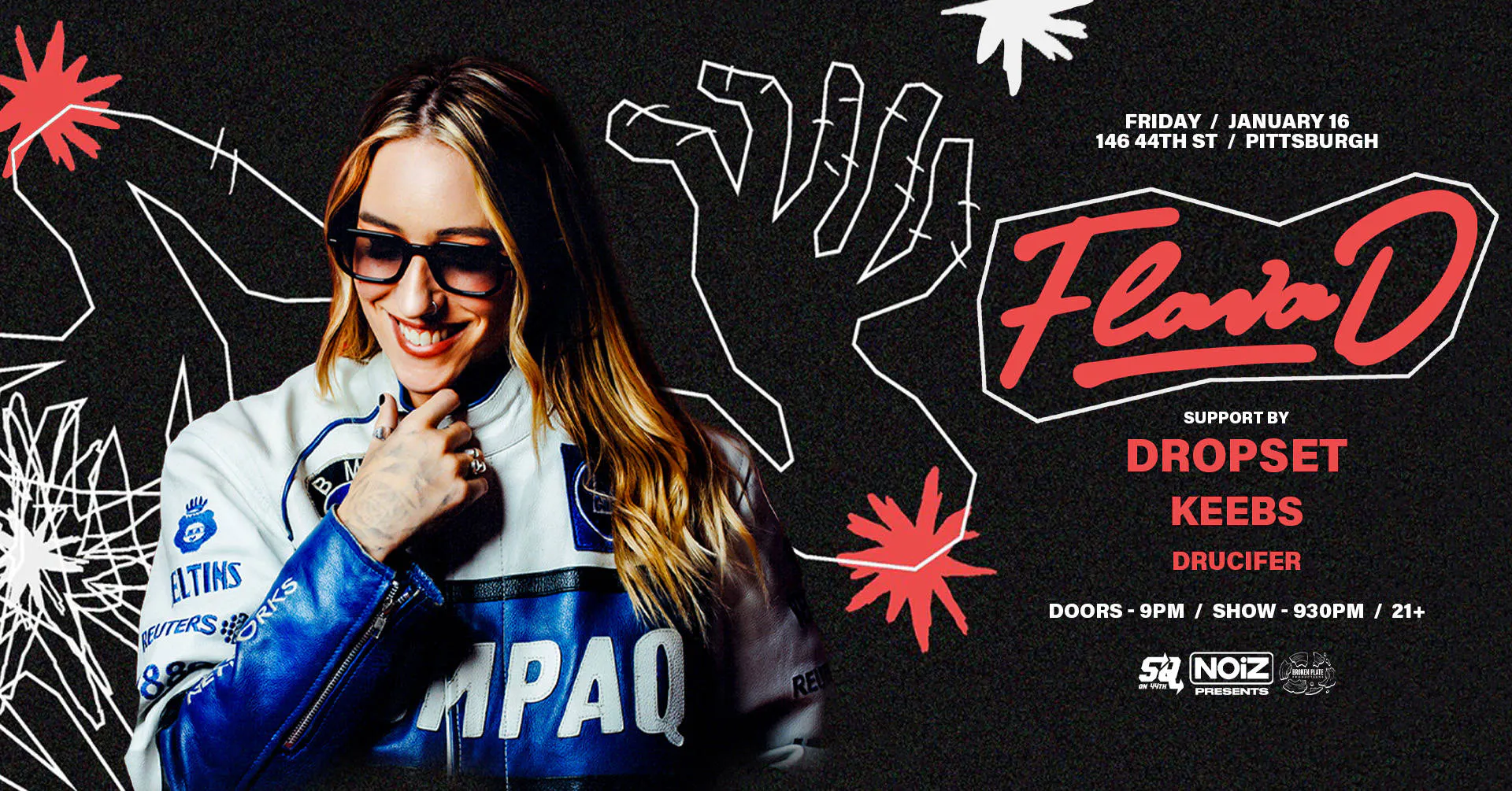 Flava D event banner