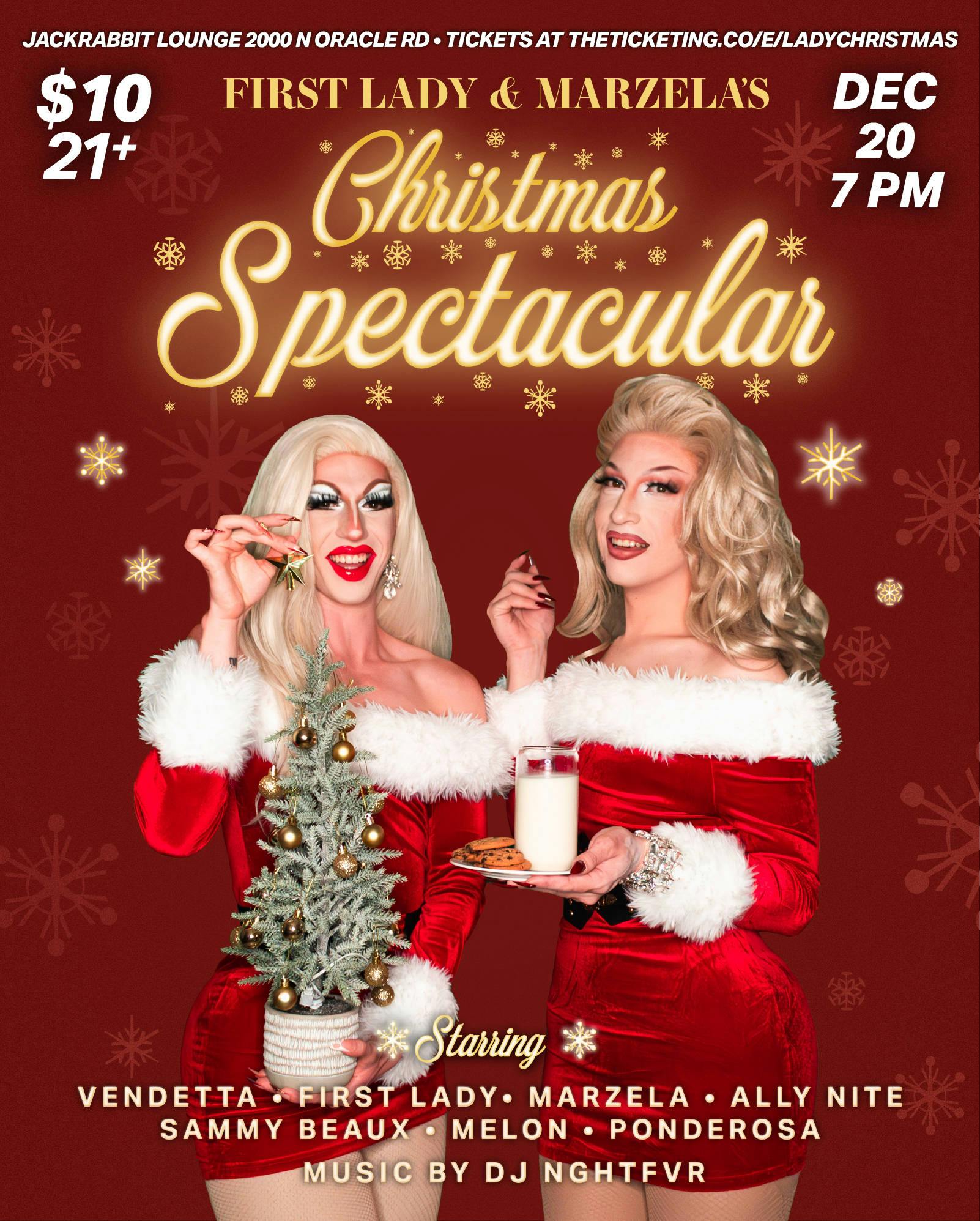 FIRST LADY & MARZELAS CHRISTMAS SPECTACULAR event banner