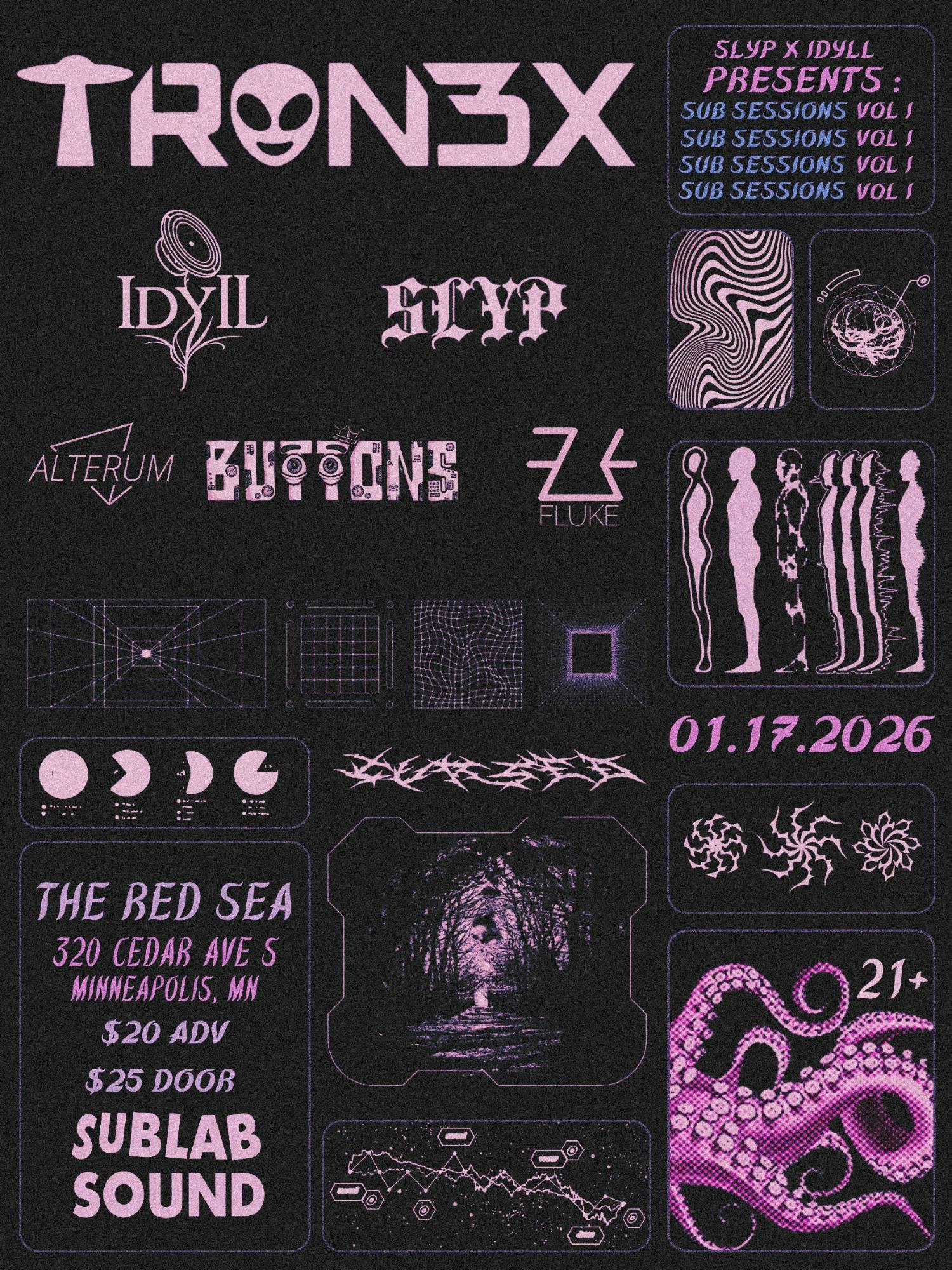 Sub Sessions Vol 1 event banner