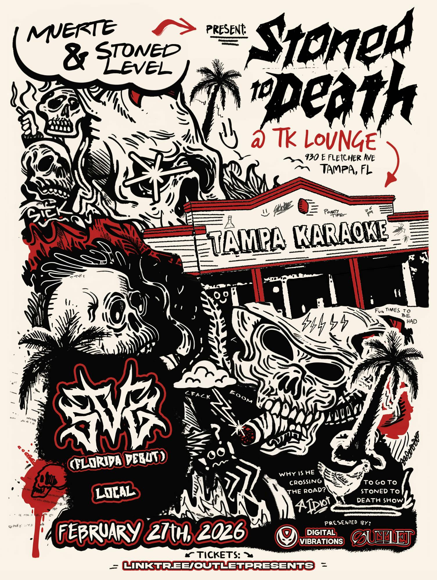 Stoned To Death W/ STVG - Tampa, FL event banner