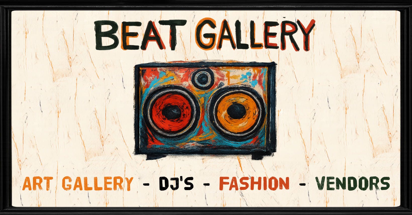 BEAT GALLERY DECEMBER 25' event banner