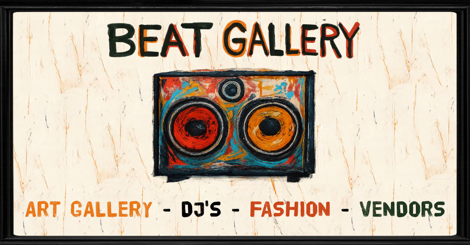 BEAT GALLERY DECEMBER 25' event banner