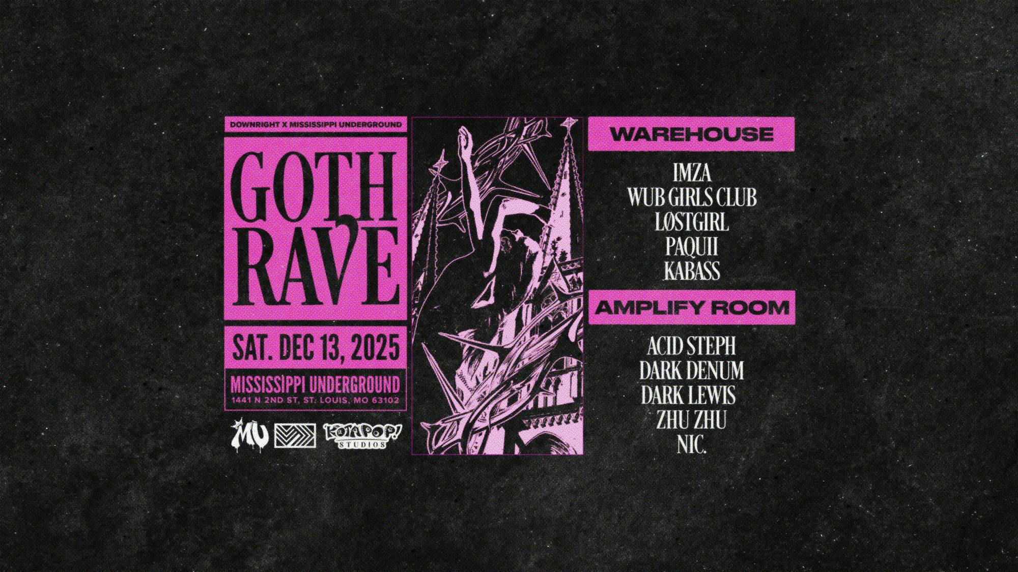 GOTH RAVE event banner