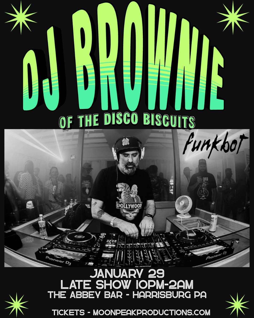 DJ Brownie (of The Disco Biscuits) Live at The Abbey Bar event banner