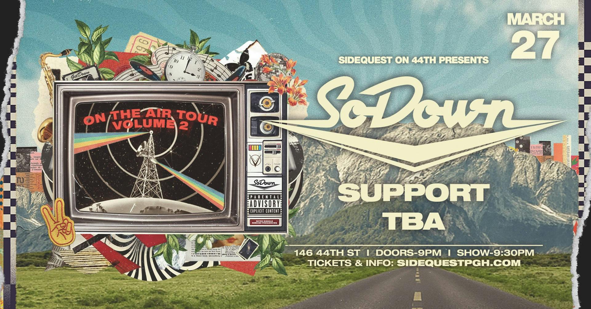 SoDown - On The Air Vol. II Tour event banner